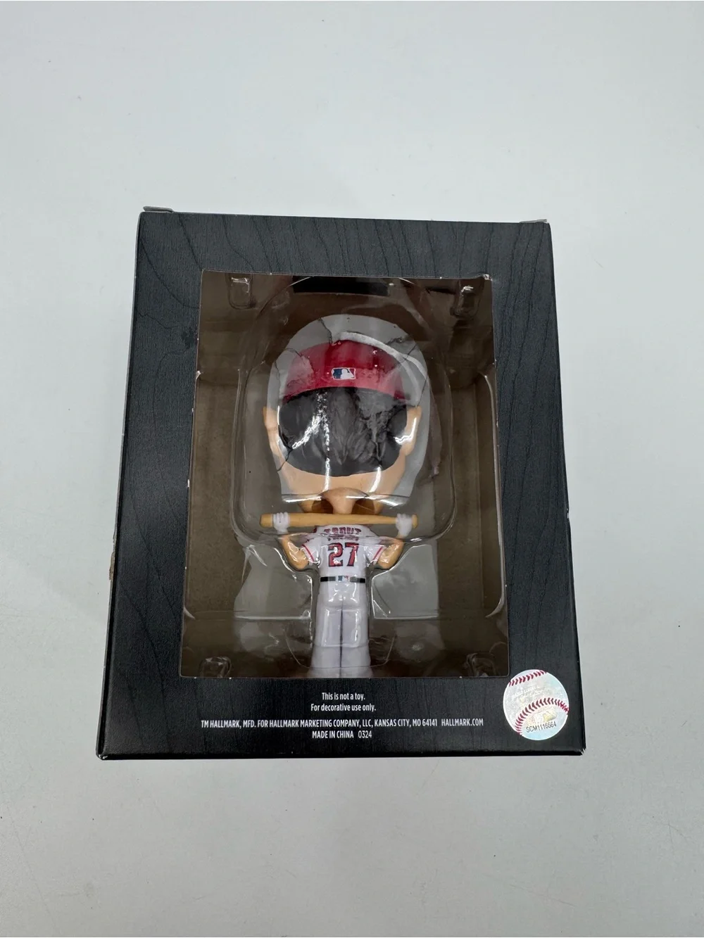 Hallmark MLB Mike Trout Los Angeles Baseball Player Christmas Ornament